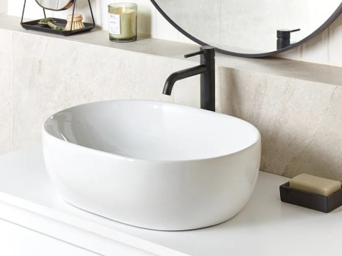 Wisząca szafka pod umywalkę RUPANCO 80 cm Biały