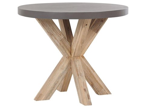 Zestaw ogrodowy dla 4 osób OLBIA z poduszkami Beton Czarny