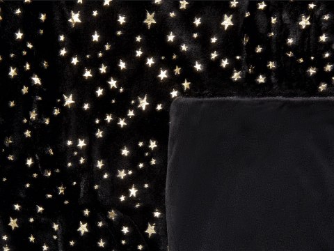 Koc ALAZEYA 130 x 180 cm Czarny