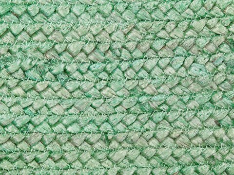 Puf z juty 45 x 45 x 30 cm zielony DHADAR