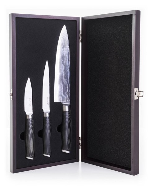 Zestaw 3 noży G21 Gourmet Damascus, małe pudełko