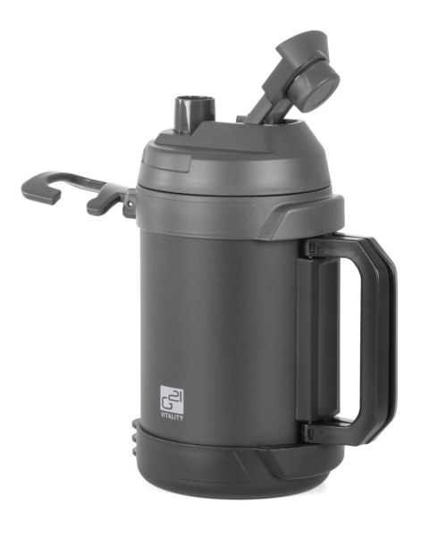 Termos G21 nierdzewny 3800 ml, czarno-szary