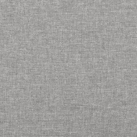 Zagłówek do łóżka z LED, jasnoszary, 93x16x118/128 cm, tkanina Lumarko!