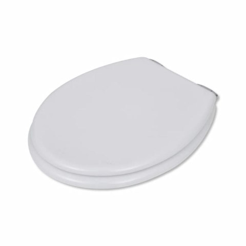  Deska klozetowa z funkcją cichego zamykania, MDF, biała Lumarko!