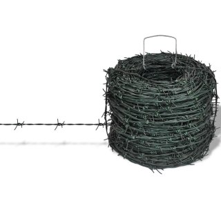  Drut kolczasty, zielony, 100 m  Lumarko!
