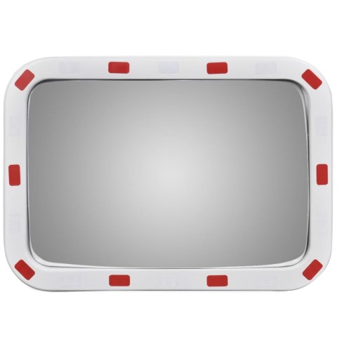  Convex lustro drogowe prostokątne 40 x 60 cm z odblaskową ramą Lumarko!
