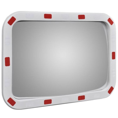  Convex lustro drogowe prostokątne 40 x 60 cm z odblaskową ramą Lumarko!