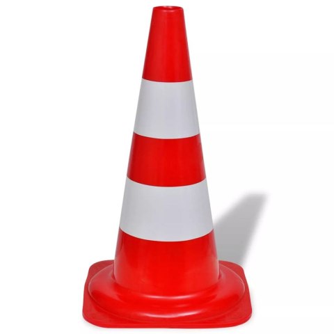  Odblaskowe pachołki drogowe czerwono-białe 50 cm  Lumarko!