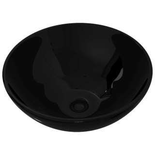  Umywalka łazienkowa, ceramiczna, czarna Lumarko!