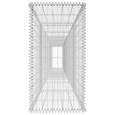  Ściana gabionowa z pokrywą, galwanizowana stal, 600x50x100 cm Lumarko!