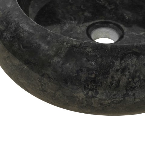  Umywalka, 40 x 12 cm, marmurowa, czarna Lumarko!