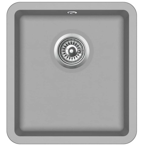  Granitowy zlewozmywak jednokomorowy, szary Lumarko!