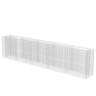  Podwyższona donica gabionowa, galwanizowana stal, 450x50x100 cm Lumarko!