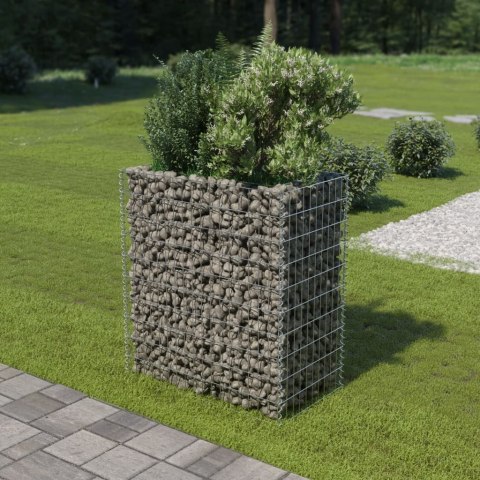  Podwyższona donica gabionowa, galwanizowana stal, 90x50x100 cm Lumarko!
