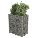  Podwyższona donica gabionowa, galwanizowana stal, 90x50x100 cm Lumarko!