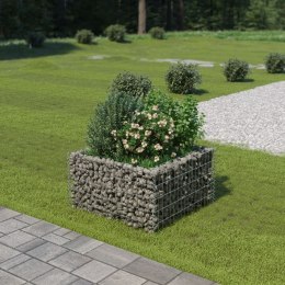  Podwyższona donica gabionowa, galwanizowana stal, 90x90x50 cm Lumarko!