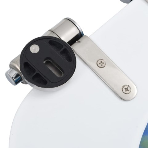  Deska klozetowa wolnoopadająca, MDF, wzór w delfiny Lumarko!