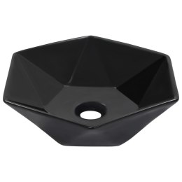  Umywalka, 41 x 36,5 x 12 cm, ceramiczna, czarna Lumarko!