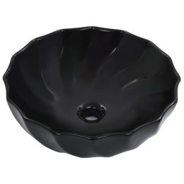  Umywalka, 46 x 17 cm, ceramiczna, czarna Lumarko!