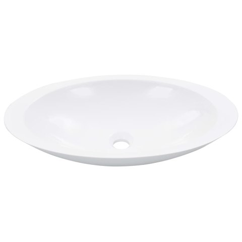  Umywalka 59,3x35,1x10,7 cm, kompozyt mineralny/marmurowy, biała Lumarko!