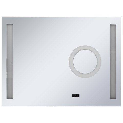  Lustro łazienkowe z LED i czujnikiem dotykowym, 80x60 cm Lumarko!