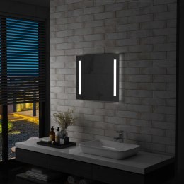 Lumarko Ścienne lustro łazienkowe z LED, 60 x 50 cm