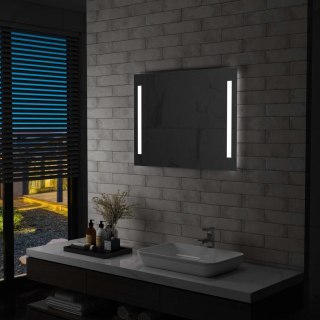  Ścienne lustro łazienkowe z LED, 80 x 60 cm Lumarko!