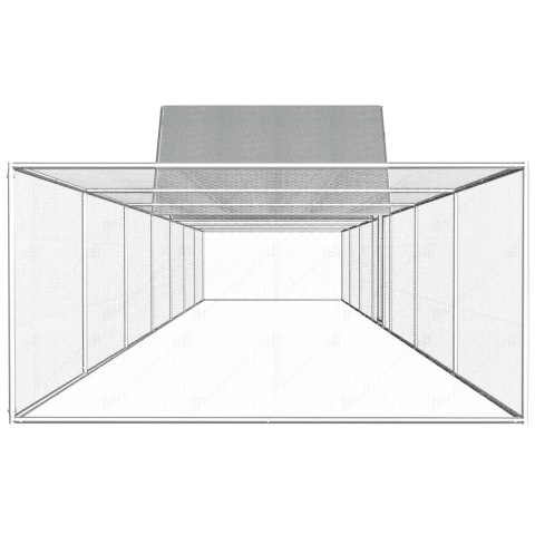  Woliera dla kur, 14 x 2 x 2 m, galwanizowana stal Lumarko!