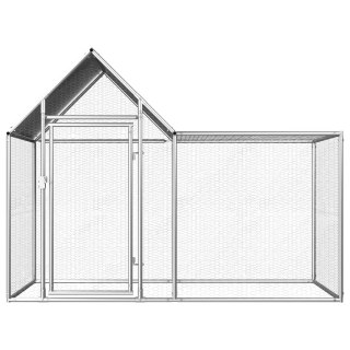  Woliera dla kur, 2 x 1 x 1,5 m, galwanizowana stal Lumarko!