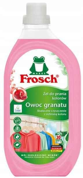 Frosch Żel Do Prania Tkanin Kolorowych Owoc Granatu 1,5l 30 Prań..