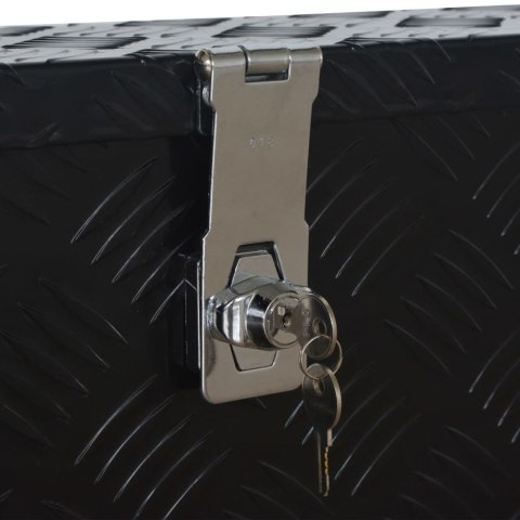  Aluminiowa skrzynia, 485 x 140 x 200 mm, czarna Lumarko!