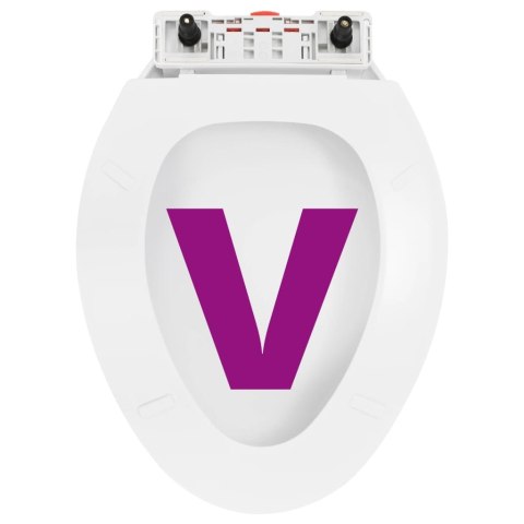  Deska sedesowa, wolnoopadająca, z szybkozłączem, biała Lumarko!