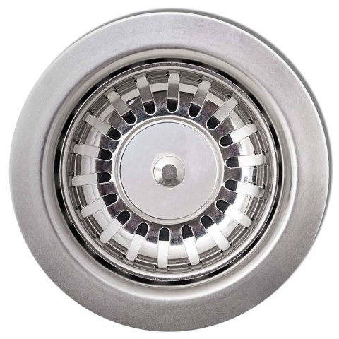  Granitowy zlewozmywak jednokomorowy, biały Lumarko!