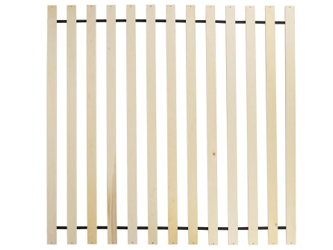 Łóżko bez zagłówka Drewno ANTRAS 160 x 200 cm Ciemnobrązowy