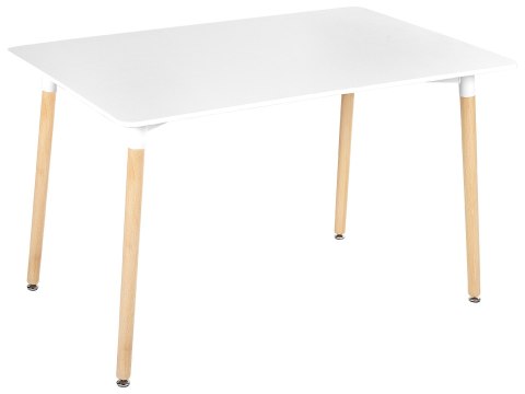 Stół do jadalni NEWBERRY Biały 120 cm 80 cm