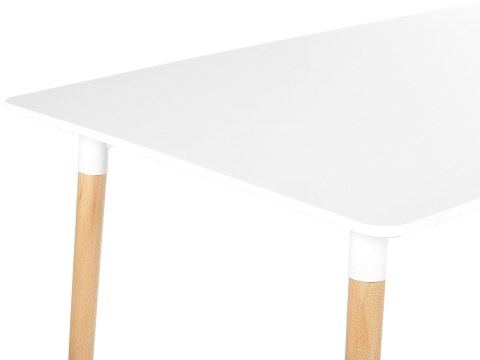 Stół do jadalni NEWBERRY Biały 120 cm 80 cm