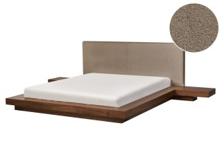 Łóżko wodne Boucle ZEN 160 x 200 cm Jesion brązowy