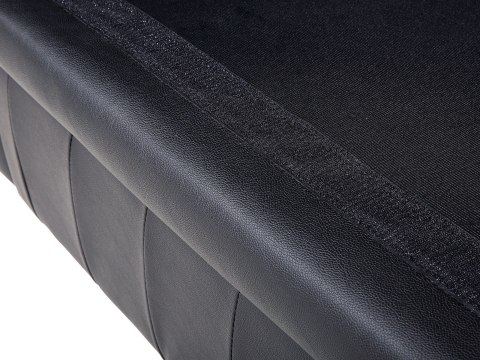 Komplet wypoczynkowy dla 4 osób CHESTERFIELD Skóra naturalna Czarny