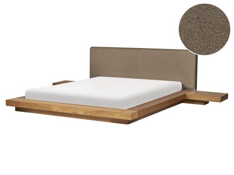 Łóżko Boucle ZEN 160 x 200 cm Jesion naturalny