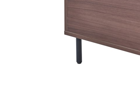 Komoda 4 szuflady NIKEA Ciemnobrązowy