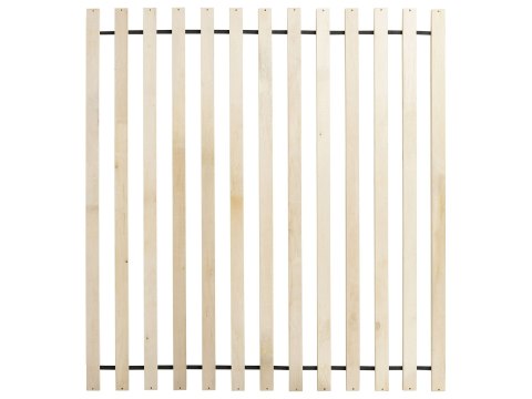 Łóżko bez zagłówka Drewno ANTRAS 180 x 200 cm Ciemnobrązowy