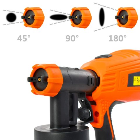 Elektryczny pistolet natryskowy z 3 dyszami, 500 W, 800 ml  Lumarko!