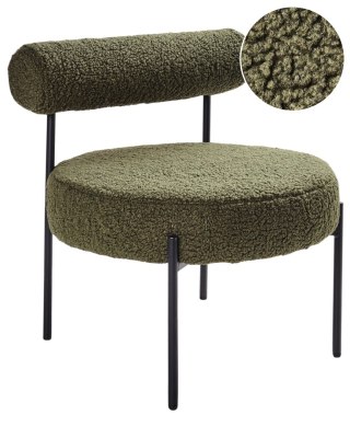 Fotel ALPHA Boucle Zielony