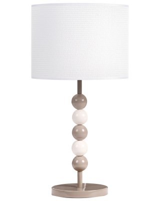 Lampa stołowa LOKY Metal Biały/ beżowy
