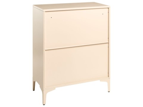 Komoda 4 szuflady ARDURA Metal Beżowy