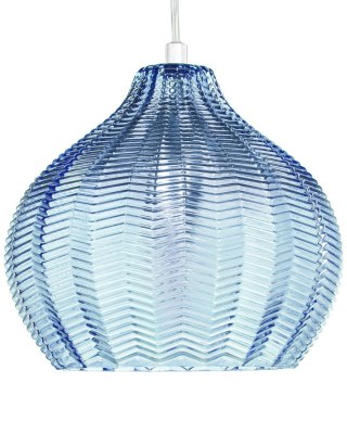 Lampa wisząca KEILA Szkło Niebieski