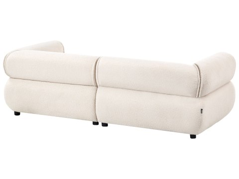 Sofa dla 3 osób SALLA Boucle Złamana biel