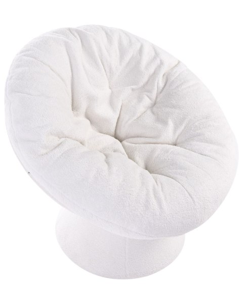 Fotel obrotowy RINGSTED Boucle Złamana biel