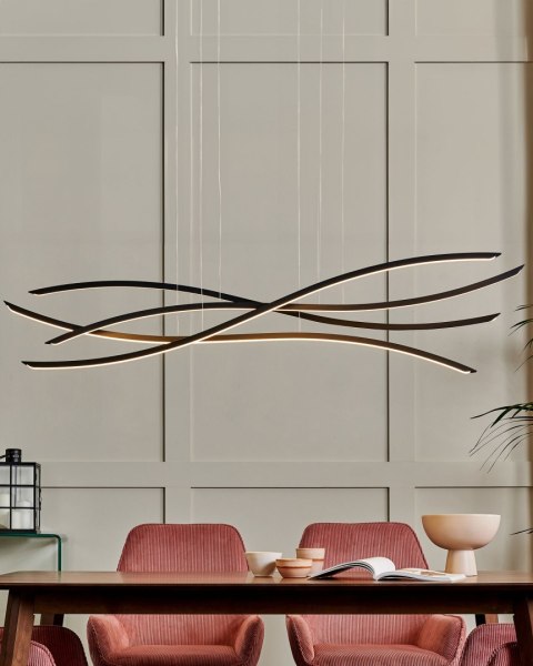 Lampa wisząca LED CALAO Metal Czarny