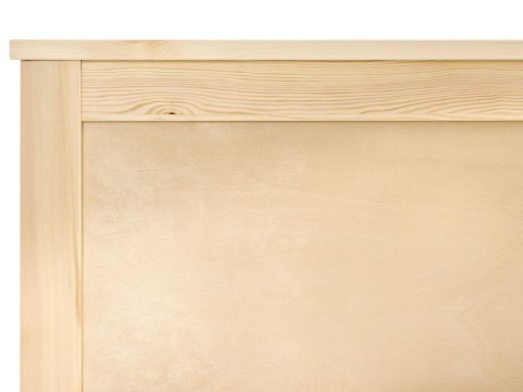 Łóżko z czterema szufladami DAUPHIN Drewno sosnowe Jasnobrązowy 140 x 200 cm